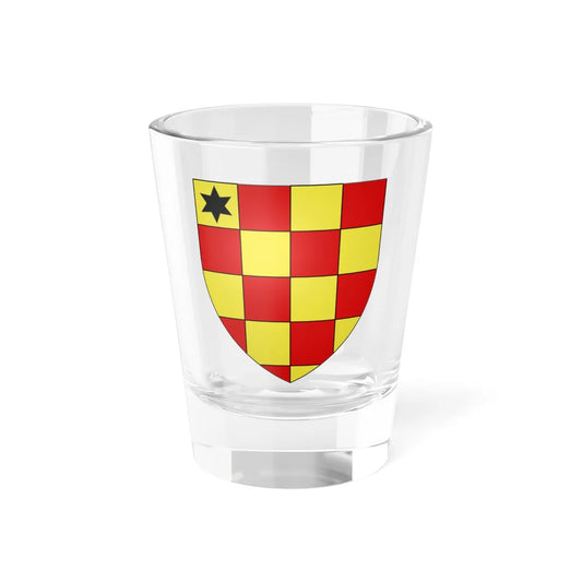 Armoiries Faust de Stromberg (Luxembourg) (Coat of Arms) Shot Glass 1.5oz 1.5oz - Go Mug Yourself