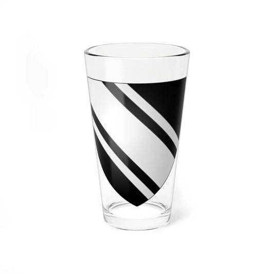 Armoiries Fock de Hubingen (Luxembourg) (Coat of Arms) Pint Glass 16oz 16oz - Go Mug Yourself