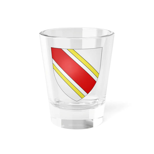 Armoiries Geisen de Bitbourg (Luxembourg) (Coat of Arms) Shot Glass 1.5oz 1.5oz - Go Mug Yourself