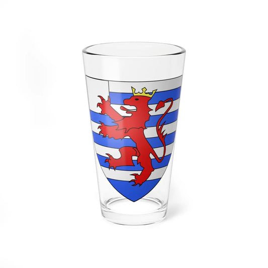 Armoiries Gilles de Latour (Luxembourg) (Coat of Arms) Pint Glass 16oz 16oz - Go Mug Yourself