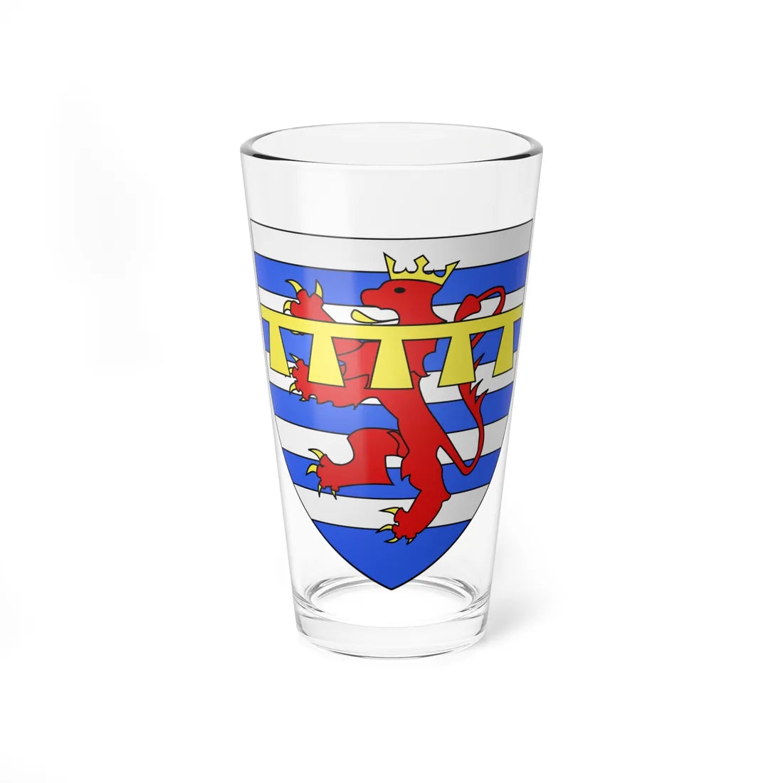 Armoiries Gérard de Durbuy (Luxembourg) (Coat of Arms) Pint Glass 16oz 16oz - Go Mug Yourself