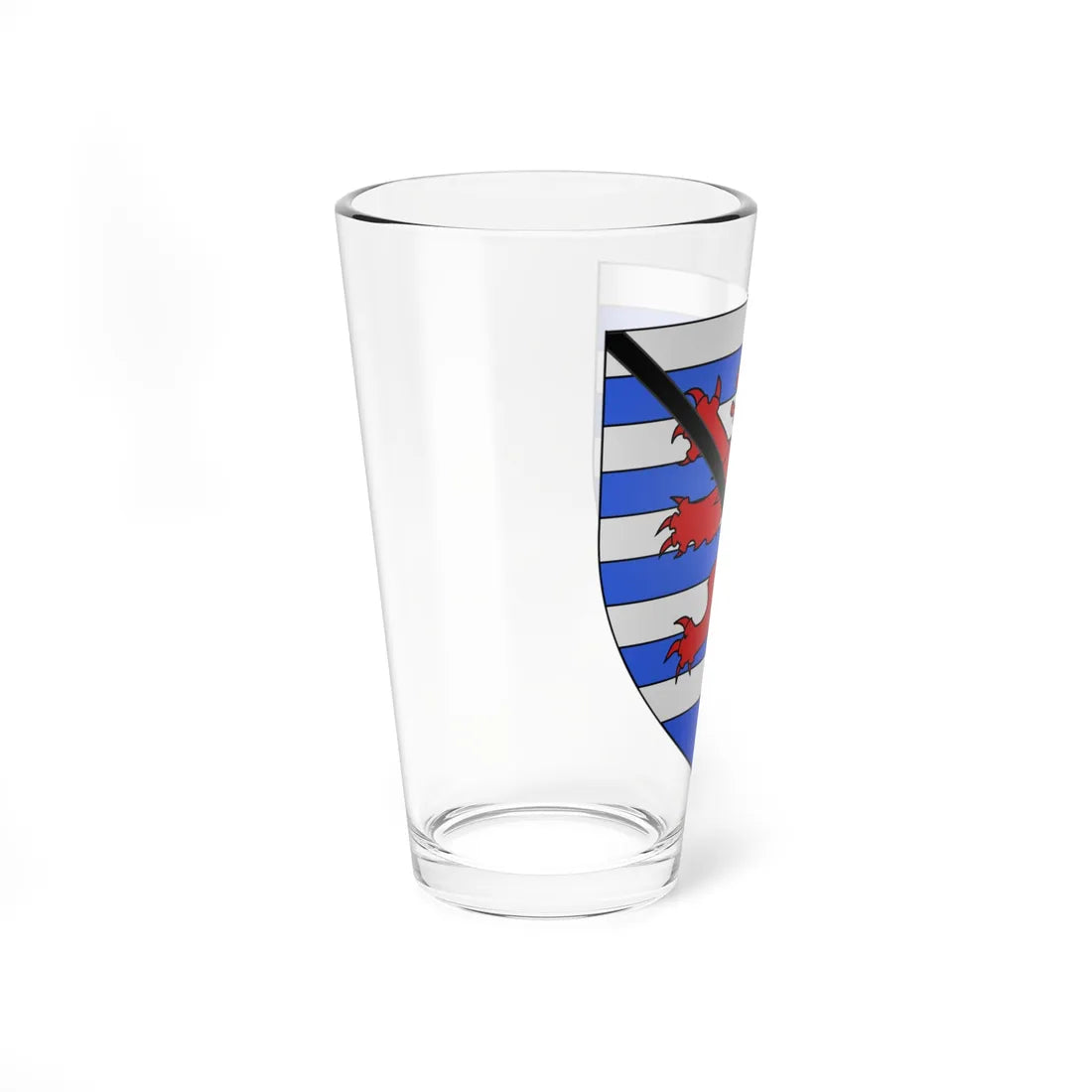 Armoiries Guillaume bâtard de Luxembourg (Luxembourg) (Coat of Arms) Pint Glass 16oz - Go Mug Yourself