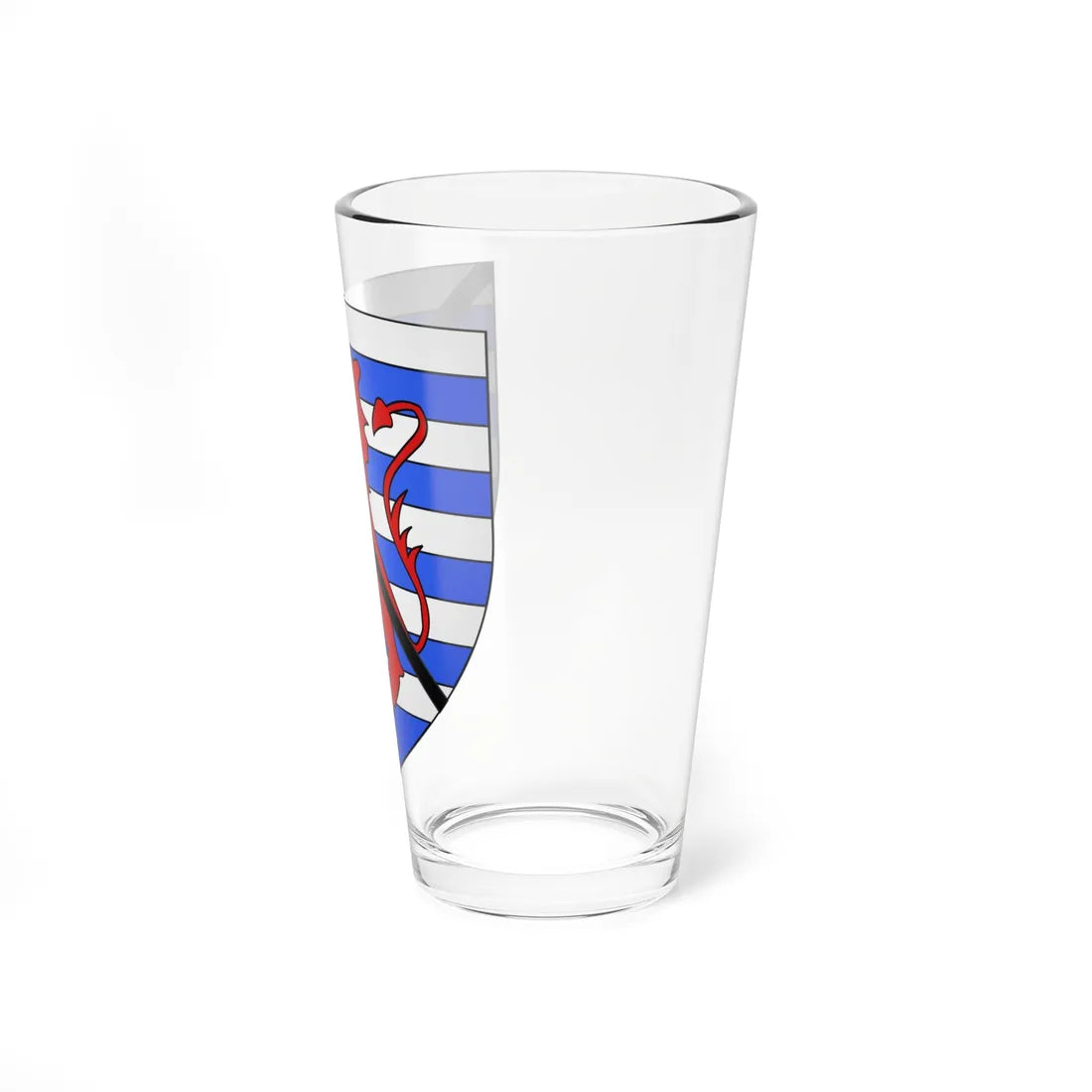 Armoiries Guillaume bâtard de Luxembourg (Luxembourg) (Coat of Arms) Pint Glass 16oz - Go Mug Yourself