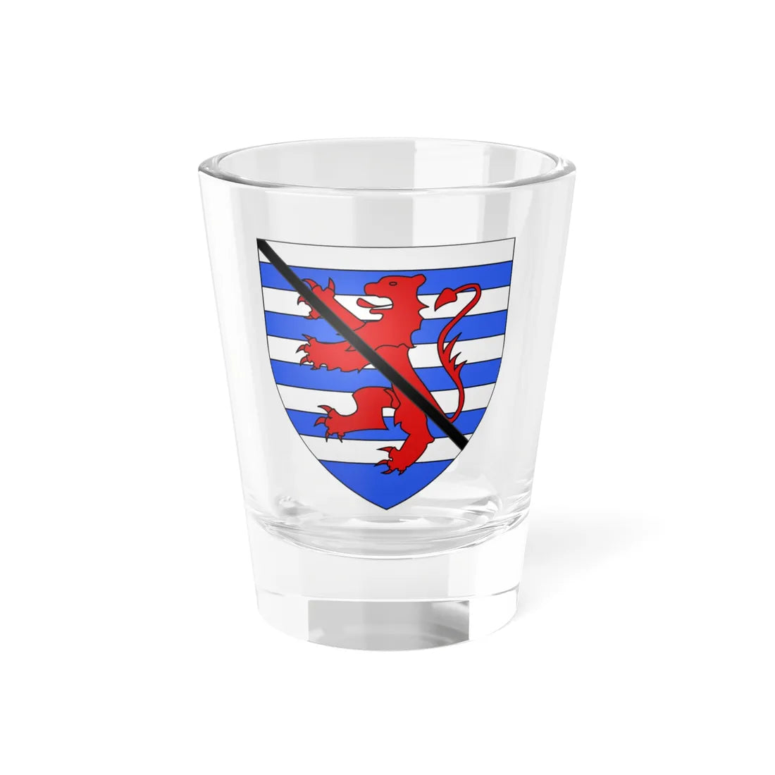 Armoiries Guillaume bâtard de Luxembourg (Luxembourg) (Coat of Arms) Shot Glass 1.5oz 1.5oz - Go Mug Yourself