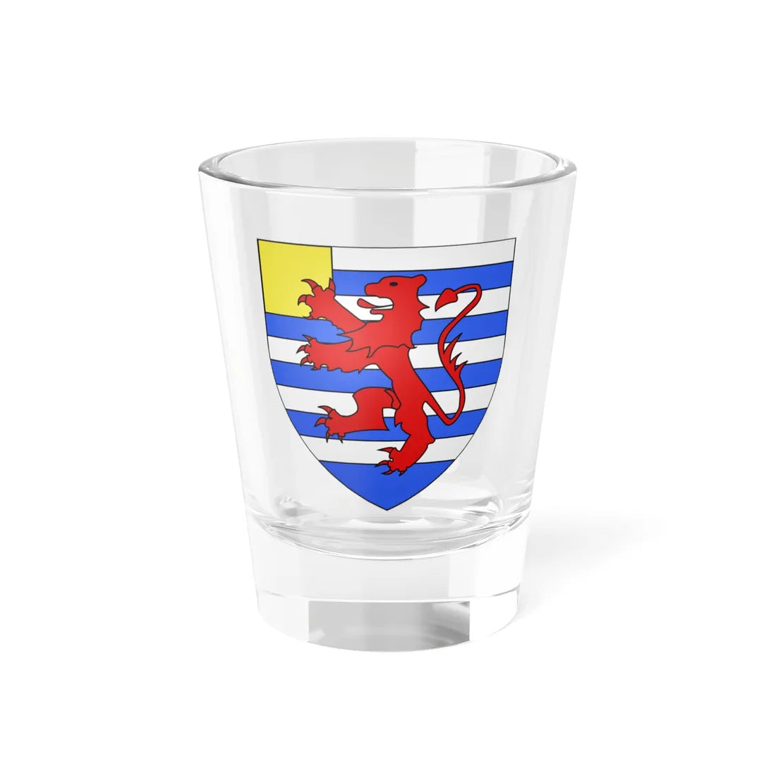 Armoiries Henri de Houffalize (Luxembourg) (Coat of Arms) Shot Glass 1.5oz 1.5oz - Go Mug Yourself