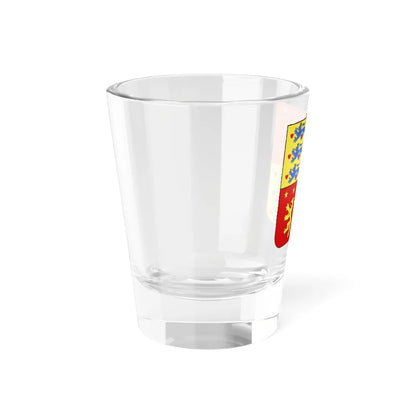 Armoiries Henri de Laborde de Montpezat prince de Danemark (Denmark) (Coat of Arms) Shot Glass 1.5oz - Go Mug Yourself