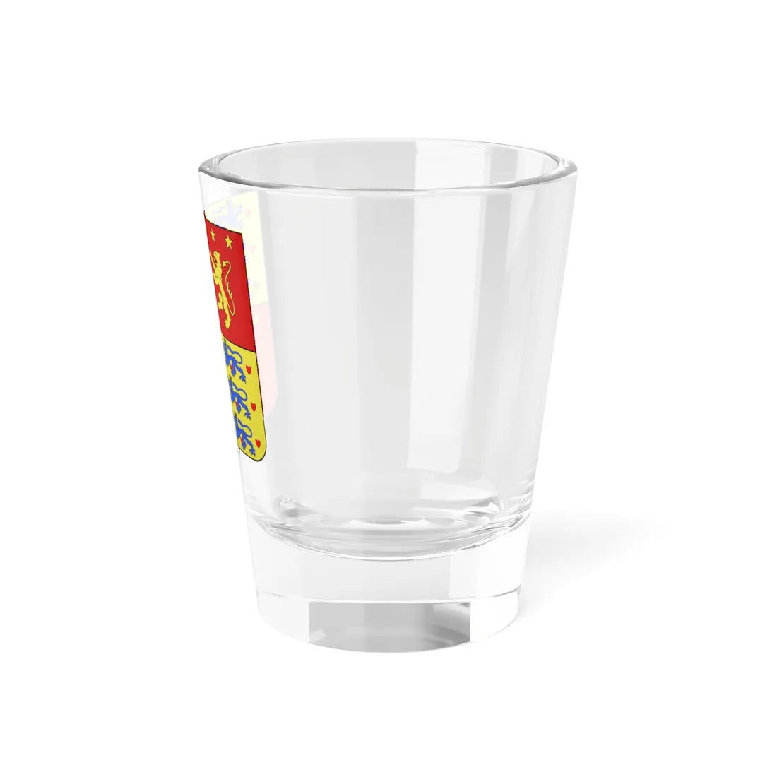 Armoiries Henri de Laborde de Montpezat prince de Danemark (Denmark) (Coat of Arms) Shot Glass 1.5oz - Go Mug Yourself