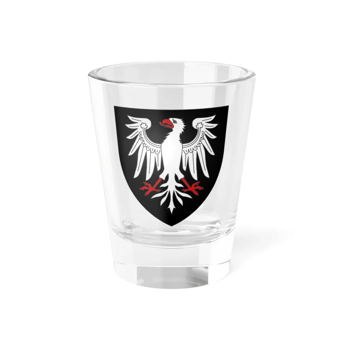 Armoiries Hurt de Schoenecken (Luxembourg) (Coat of Arms) Shot Glass 1.5oz 1.5oz - Go Mug Yourself