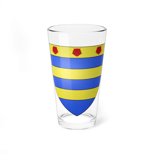 Armoiries Jean de Berwart (Luxembourg) (Coat of Arms) Pint Glass 16oz 16oz - Go Mug Yourself