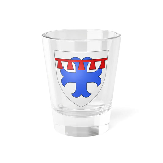 Armoiries Jean dEll (Luxembourg) (Coat of Arms) Shot Glass 1.5oz 1.5oz - Go Mug Yourself