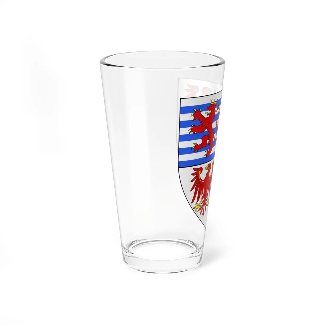 Armoiries Josse de Luxembourg (Czech Republic) (Coat of Arms) Pint Glass 16oz - Go Mug Yourself