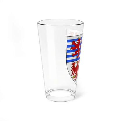 Armoiries Josse de Luxembourg (Czech Republic) (Coat of Arms) Pint Glass 16oz - Go Mug Yourself