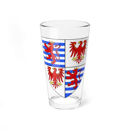 Armoiries Josse de Luxembourg (Czech Republic) (Coat of Arms) Pint Glass 16oz - Go Mug Yourself