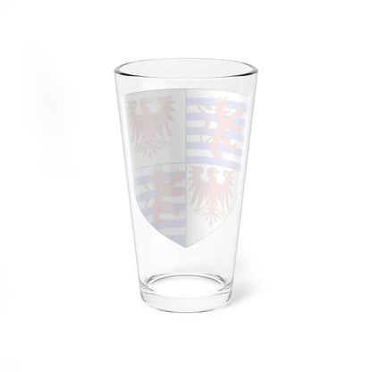 Armoiries Josse de Luxembourg (Czech Republic) (Coat of Arms) Pint Glass 16oz - Go Mug Yourself