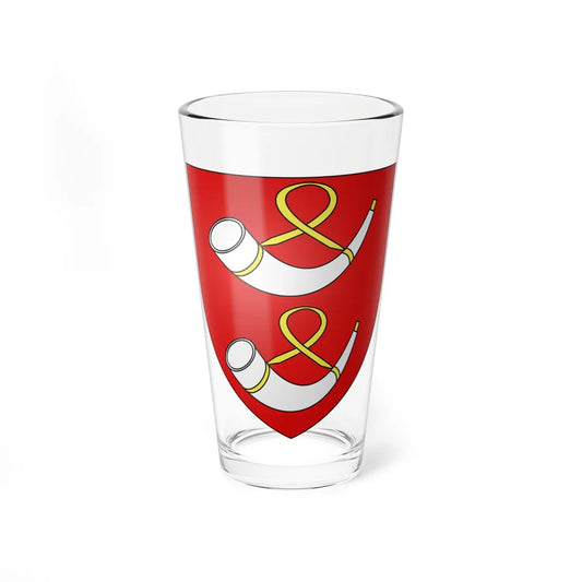 Armoiries Laudolff de Bitbourg (Luxembourg) (Coat of Arms) Pint Glass 16oz 16oz - Go Mug Yourself