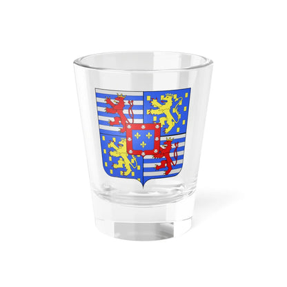 Armoiries Luxembourg-Bourbon-Parme (Luxembourg) (Coat of Arms) Shot Glass 1.5oz 1.5oz - Go Mug Yourself