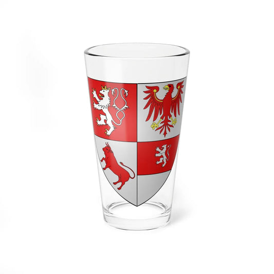 Armoiries Luxembourg-Goerlitz (Czech Republic) (Coat of Arms) Pint Glass 16oz 16oz - Go Mug Yourself