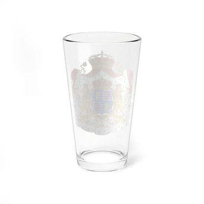 Armoiries Luxembourg-Nassau avec ornements (Luxembourg) (Coat of Arms) Pint Glass 16oz - Go Mug Yourself