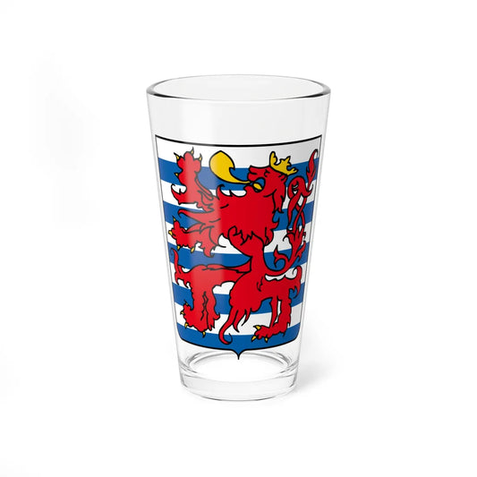 Armoiries Luxembourg province (Belgium) (Coat of Arms) Pint Glass 16oz 16oz - Go Mug Yourself