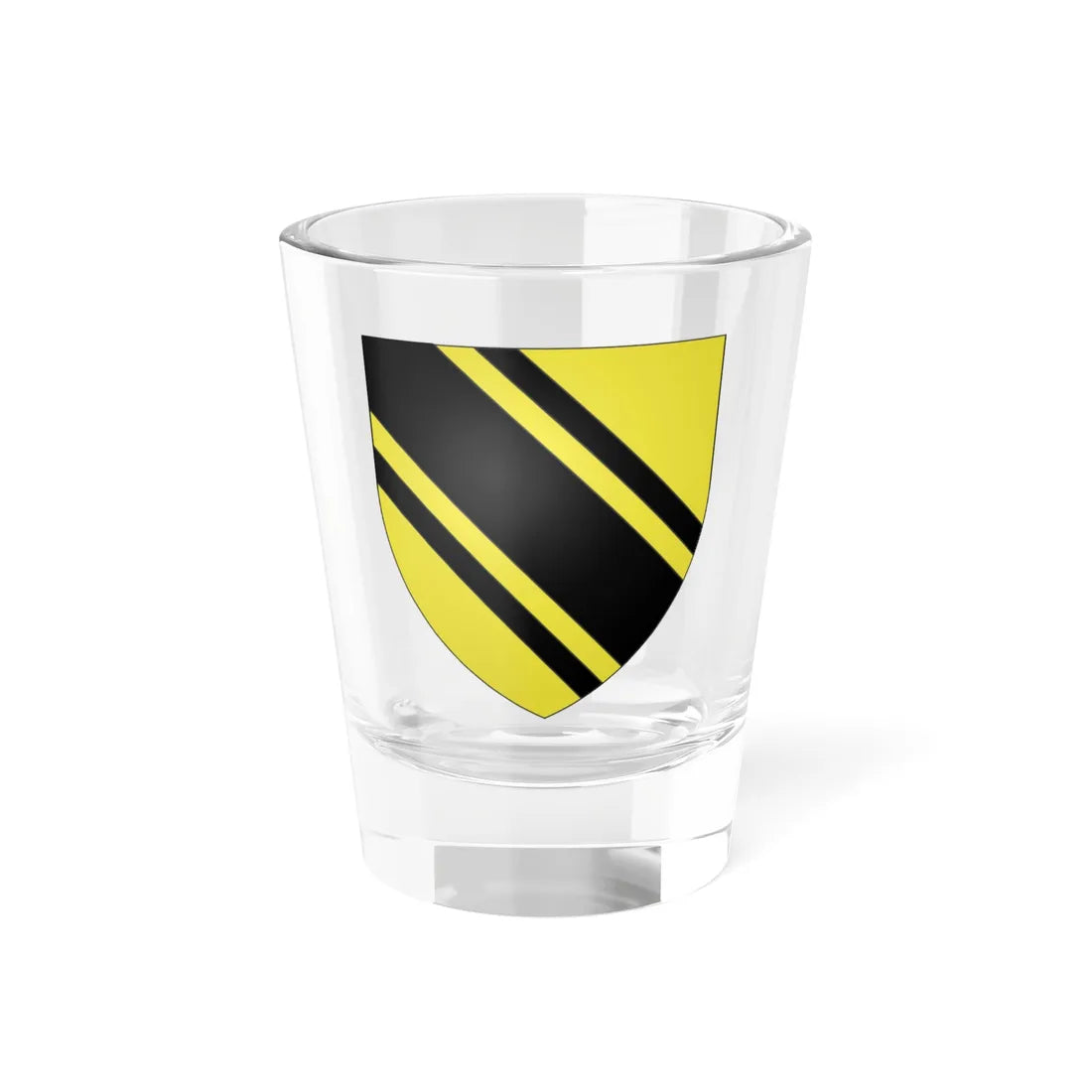 Armoiries Mohr de Soetern (Luxembourg) (Coat of Arms) Shot Glass 1.5oz 1.5oz - Go Mug Yourself