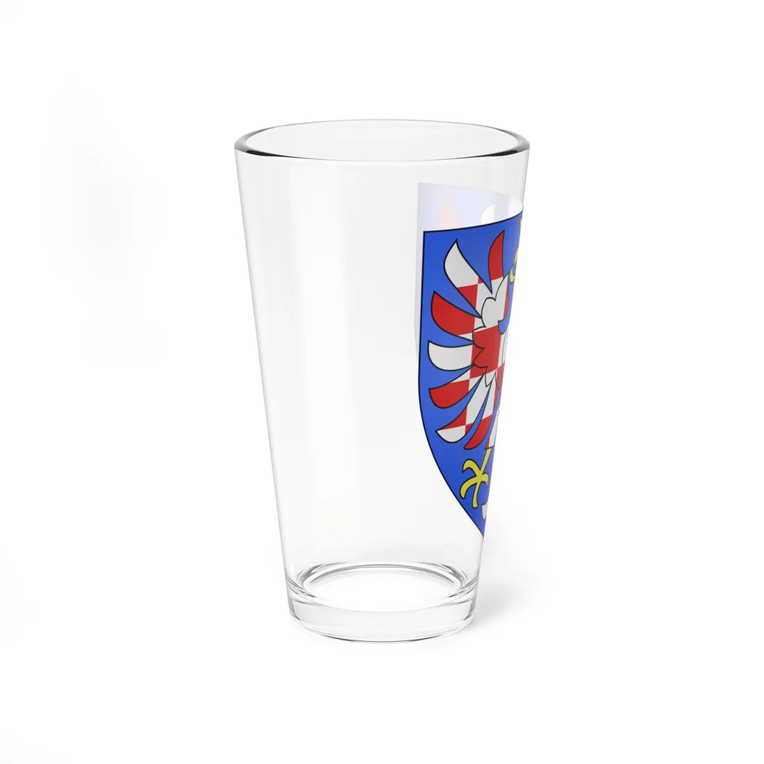 Armoiries Moravie (Czech Republic) (Coat of Arms) Pint Glass 16oz - Go Mug Yourself