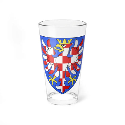 Armoiries Moravie (Czech Republic) (Coat of Arms) Pint Glass 16oz - Go Mug Yourself
