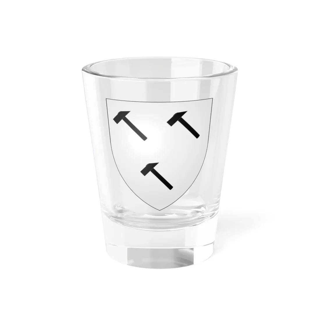 Armoiries Muel de Neuerbourg (Luxembourg) (Coat of Arms) Shot Glass 1.5oz 1.5oz - Go Mug Yourself