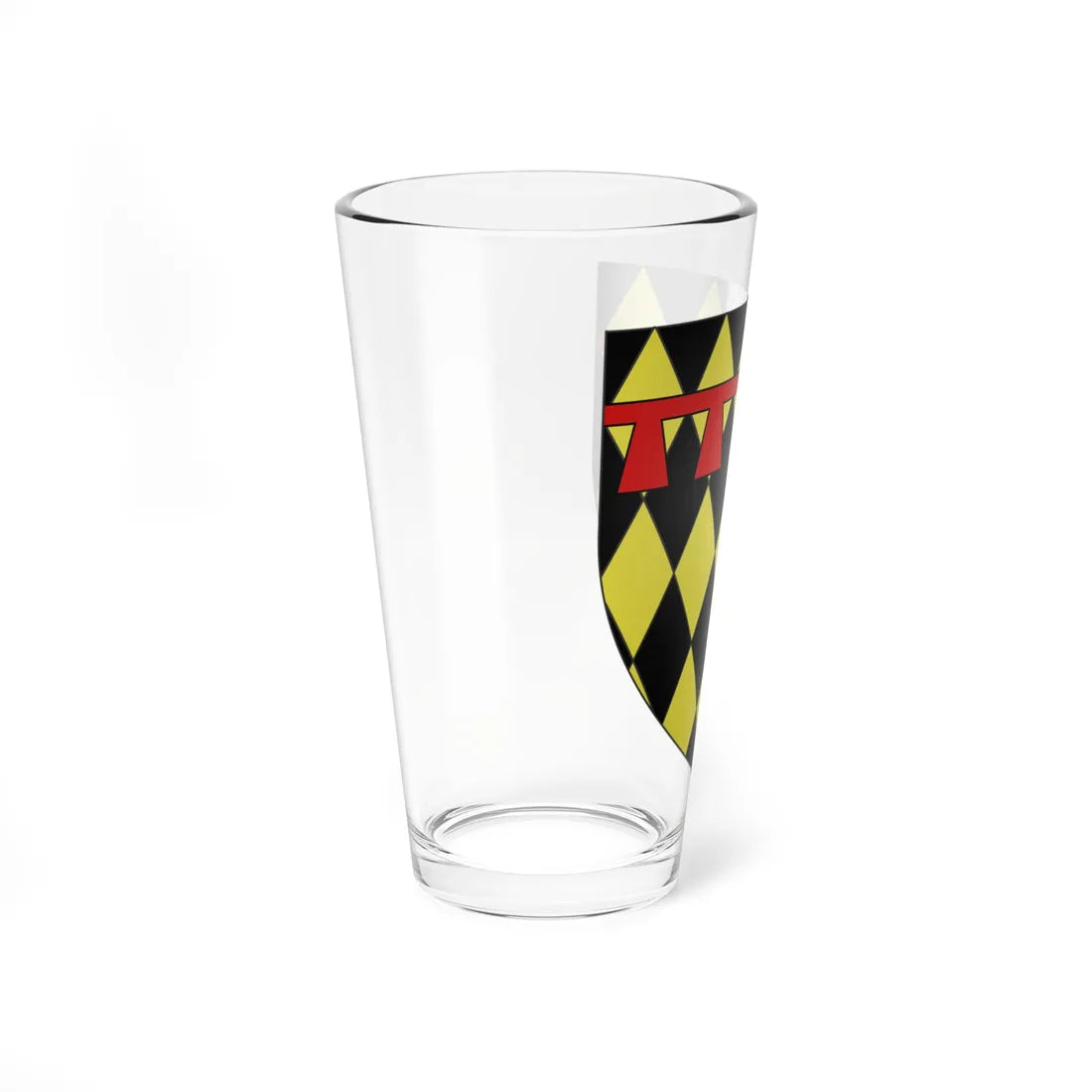 Armoiries Muhl dUlmen (Luxembourg) (Coat of Arms) Pint Glass 16oz - Go Mug Yourself