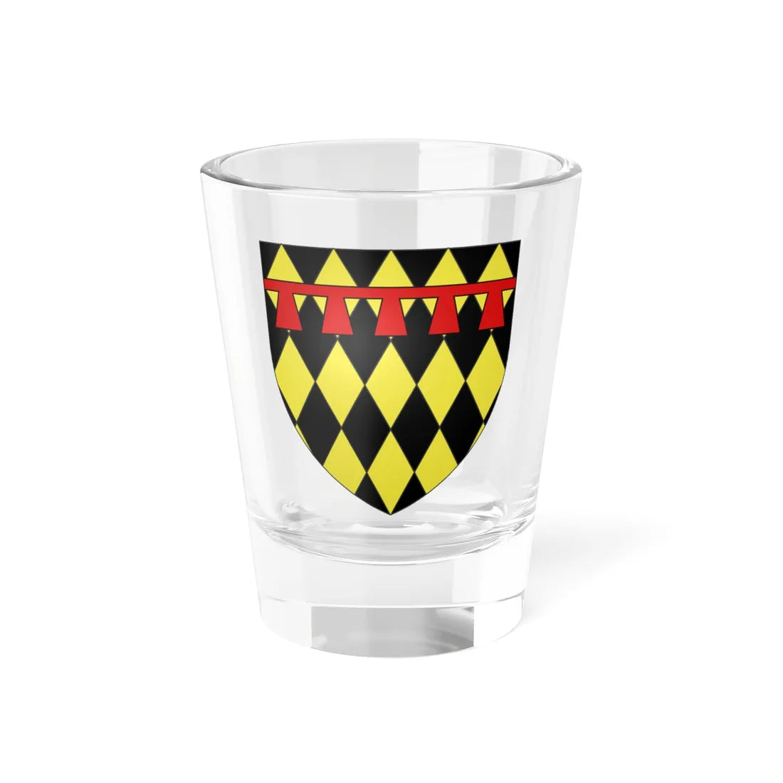Armoiries Muhl dUlmen (Luxembourg) (Coat of Arms) Shot Glass 1.5oz 1.5oz - Go Mug Yourself