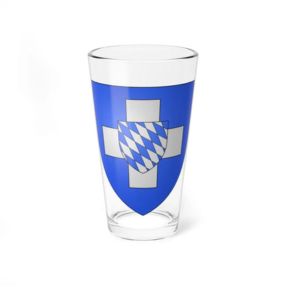 Armoiries Othon de Wittelsbach roi de Grèce (Germany) (Coat of Arms) Pint Glass 16oz 16oz - Go Mug Yourself