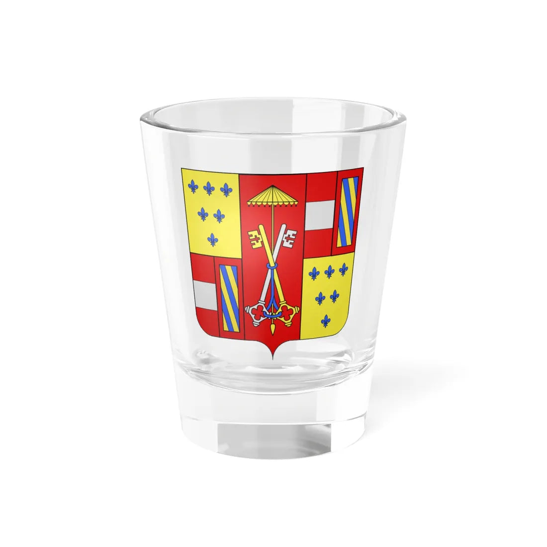 Armoiries Parme 1586 (Italy) (Coat of Arms) Shot Glass 1.5oz 1.5oz - Go Mug Yourself