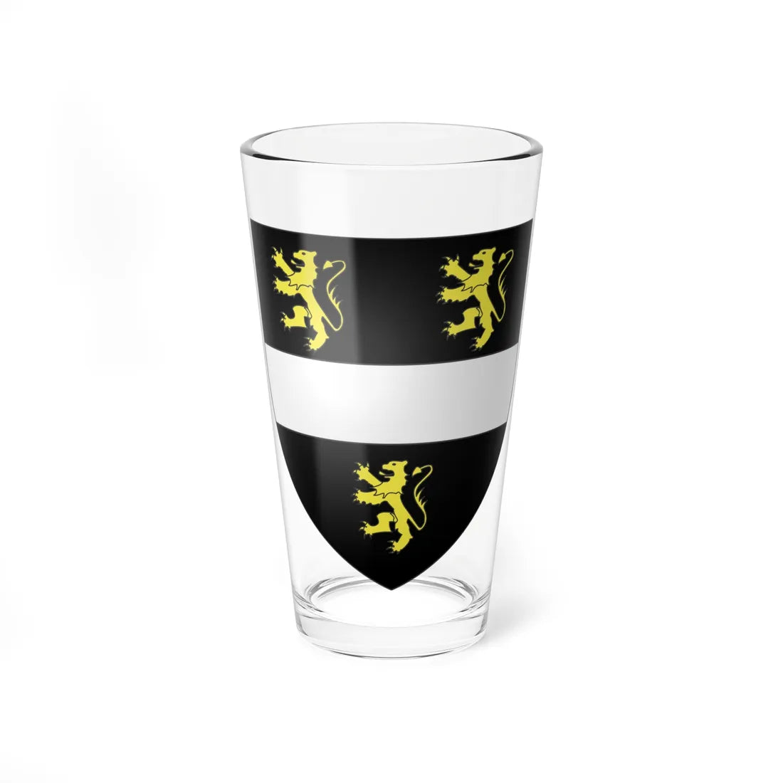 Armoiries Plick de Lichtenberg (Luxembourg) (Coat of Arms) Pint Glass 16oz 16oz - Go Mug Yourself