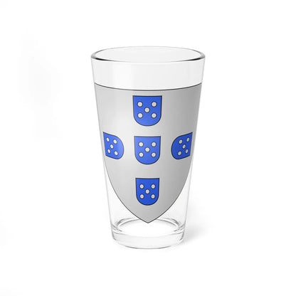 Armoiries Portugal 1230 (Portugal) (Coat of Arms) Pint Glass 16oz 16oz - Go Mug Yourself