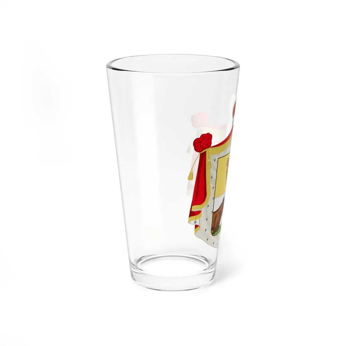 Armoiries Principauté de Samos (Algeria) (Coat of Arms) Pint Glass 16oz - Go Mug Yourself