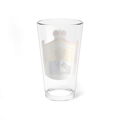 Armoiries Principauté de Samos (Algeria) (Coat of Arms) Pint Glass 16oz - Go Mug Yourself