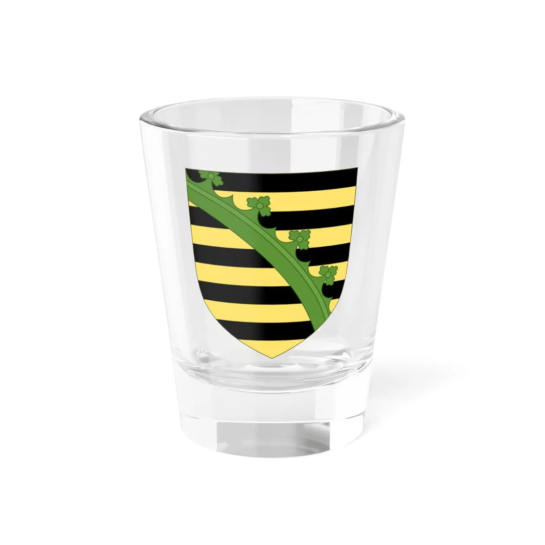 Armoiries Saxe2 (Germany) (Coat of Arms) Shot Glass 1.5oz 1.5oz - Go Mug Yourself