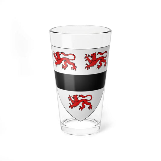 Armoiries von der Heyden (Luxembourg) (Coat of Arms) Pint Glass 16oz 16oz - Go Mug Yourself