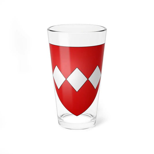 Armoiries Weyer de Nickenich 2 (Luxembourg) (Coat of Arms) Pint Glass 16oz 16oz - Go Mug Yourself
