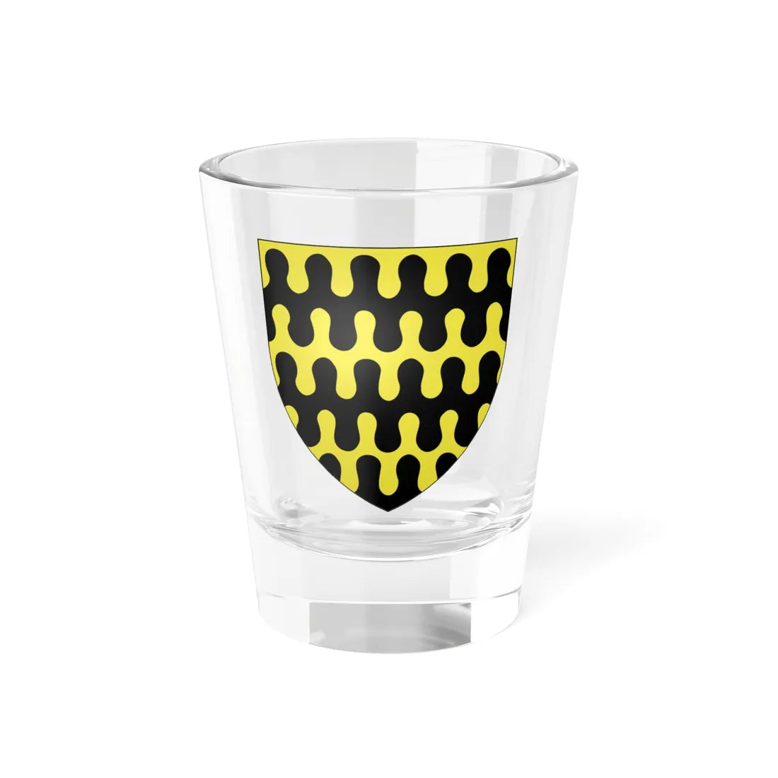 Armorial Bearings of the BLOUNT family of Grendon Herefordshire (England) (Coat of Arms) Shot Glass 1.5oz 1.5oz - Go Mug Yourself