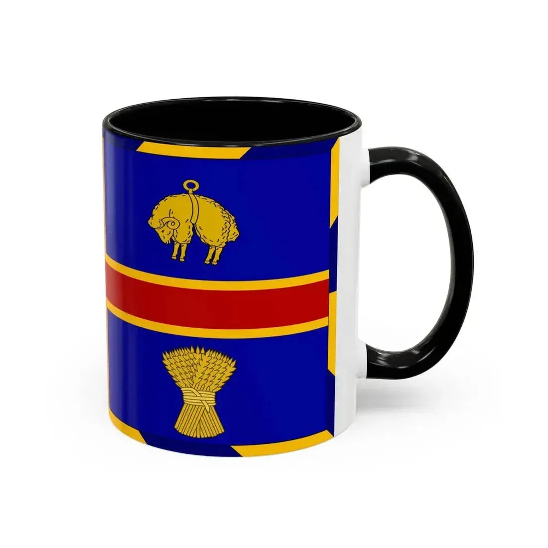 Armorial Flag of the City of Adelaide Australia - Accent Coffee Mug - Go Mug Yourself