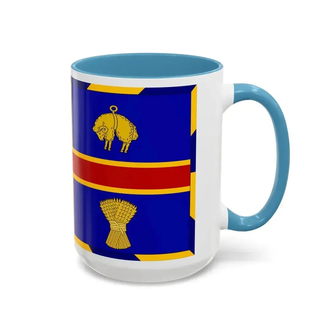 Armorial Flag of the City of Adelaide Australia - Accent Coffee Mug - Go Mug Yourself