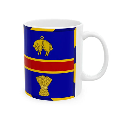 Armorial Flag of the City of Adelaide Australia - White Coffee Mug-Go Mug Yourself