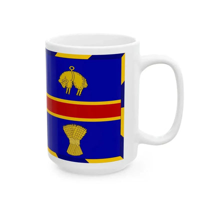 Armorial Flag of the City of Adelaide Australia - White Coffee Mug - Go Mug Yourself