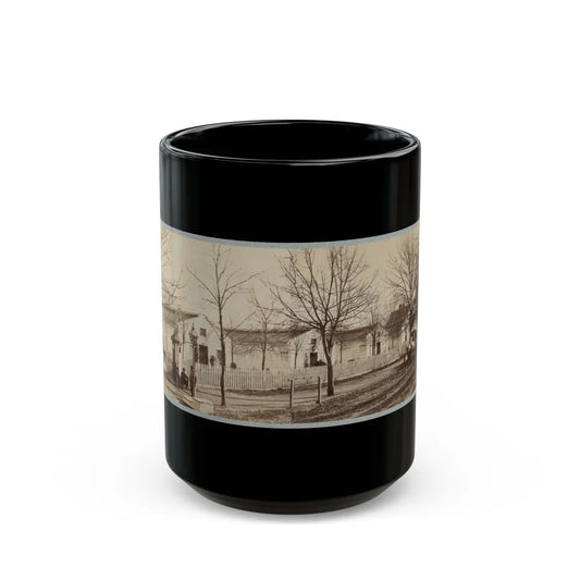 Armory Square Hospital, Washington, D.C. 001 (U.S. Civil War) Black Coffee Mug-15oz-Go Mug Yourself