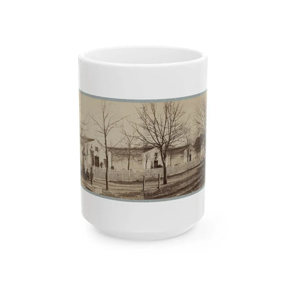 Armory Square Hospital, Washington, D.C. 001 (U.S. Civil War) White Coffee Mug-15oz-Go Mug Yourself