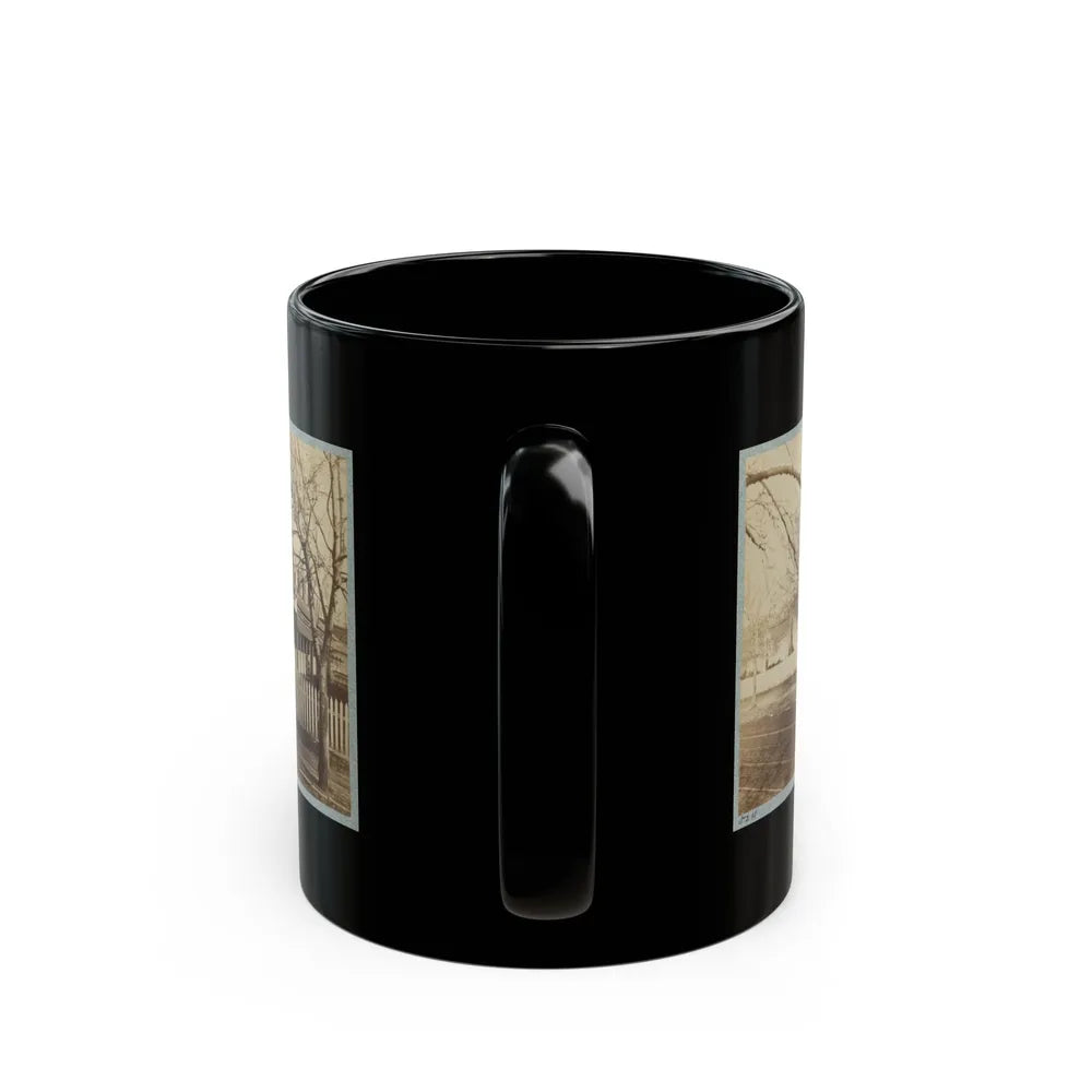 Armory Square Hospital, Washington, D.C. 002 (U.S. Civil War) Black Coffee Mug-Go Mug Yourself