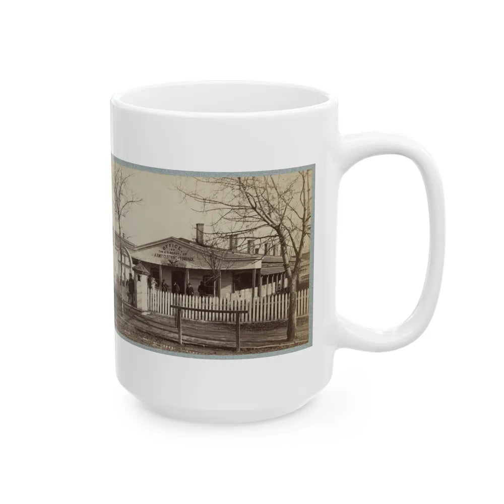 Armory Square Hospital, Washington, D.C. 002 (U.S. Civil War) White Coffee Mug-Go Mug Yourself