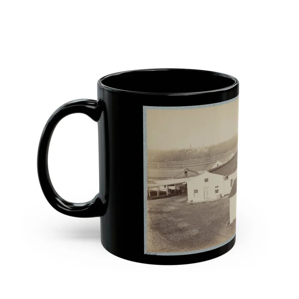 Armory Square Hospital, Washington, D.C. 003 (U.S. Civil War) Black Coffee Mug-Go Mug Yourself