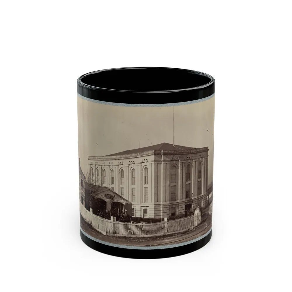 Armory Square Hospital, Washington, D.C. 004 (U.S. Civil War) Black Coffee Mug-11oz-Go Mug Yourself