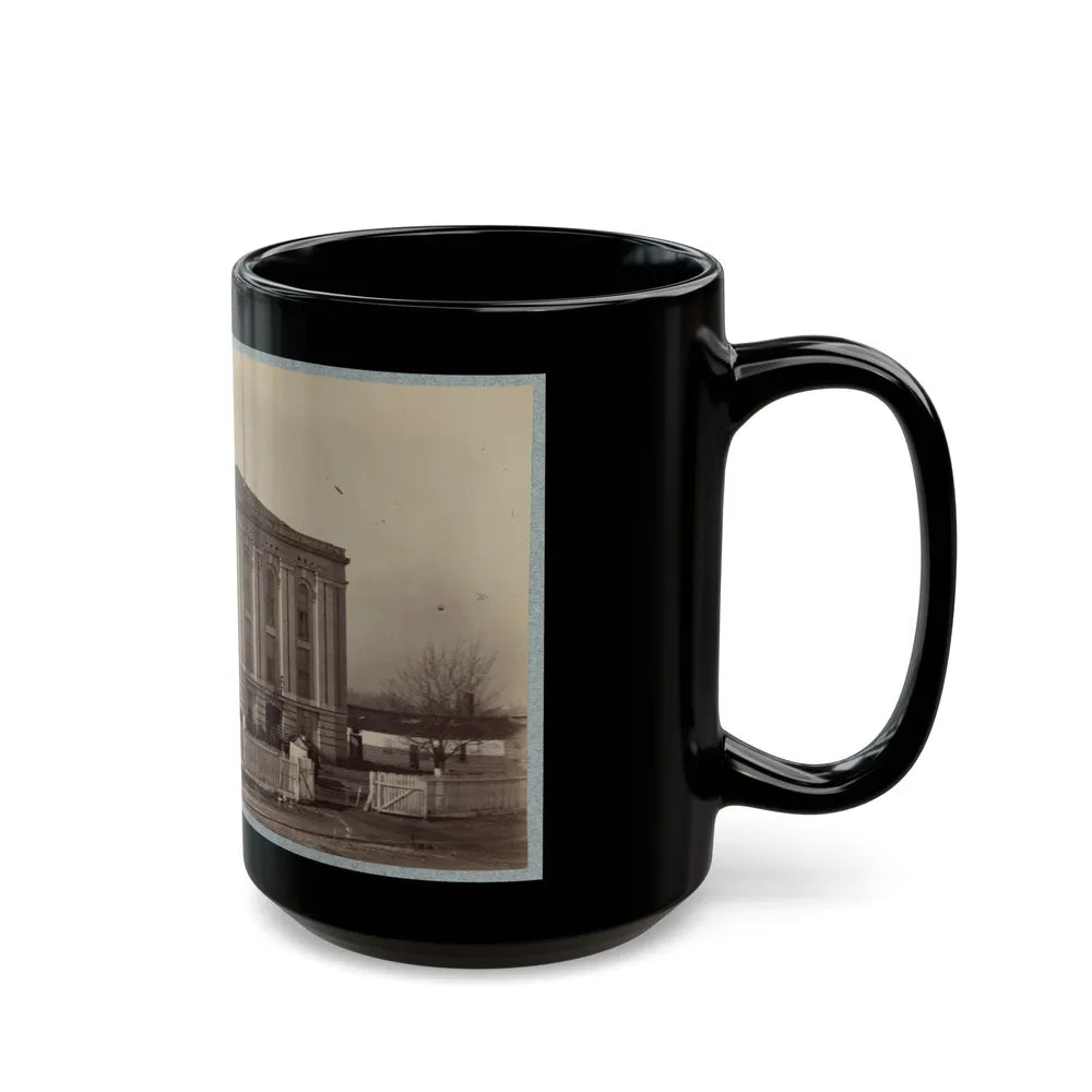 Armory Square Hospital, Washington, D.C. 004 (U.S. Civil War) Black Coffee Mug-Go Mug Yourself